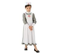 Rubie's 620505M Official WW1 Nurse Fancy Dress Hospital Uniform WW1 NURSE M