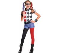 Rubies 620712 Disfraz Harley Quinn, Multicolor, 8-10 años, Talla L