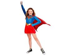 Rubies 630076_L Disfraz de Supergirl, Color Azul/Rojo, 8-10 años, Talla L