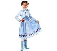 Rubies-640766-L Frozen Disfraz Anna Classic infantil L (7-8 años) Rubie's Spain 640766-L