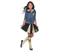 Rubies 641271L - Disfraz de Hufflepuff para niñas, multicolor, talla grande de 8 a 10 años, Día Mundial del Libro, Halloween