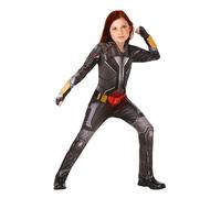 Rubie's 702062_M Disfraz oficial de Marvel Studios Black Widow Movie Deluxe, para niños, 7-10 años, gris, M