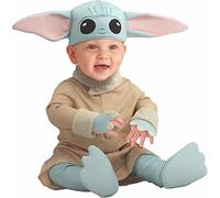 Rubies 702886 Grogu - Disfraz de mandalorian Baby Yoda para bebé recién nacido