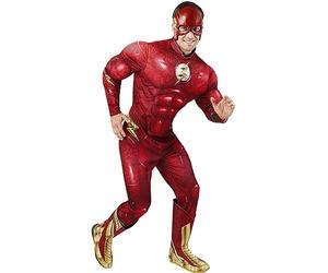 Rubie's 703017S000 Disfraz de lujo The Flash para adultos, hombre, rojo, pequeño Halloween