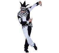 Rubie's 810994STD Official Dark Jester Halloween Circus Costume, Men's, Standard
