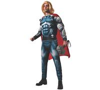 Rubie's 820006XL000 - Disfraz de Thor Deluxe Marvel - Avengers Heroes para adultos, azul, XL