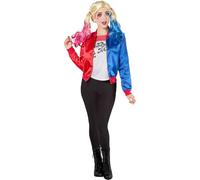 Rubies 820078 Kit de Disfraz para Chicas de Harley Quinn, Multicolor, Talla L