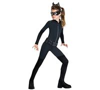 Rubie's 886362-S - Disfraz de Catwoman para niña, producto oficial de DC Comics, talla S