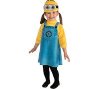 Rubies 886440T Disfraz de Minion para niña, Multicolor, Talla 1-2 años