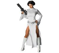 Rubies 888610 Disfraz de princesa Leia para adulto, Color Blanco, Talla XS
