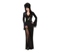 Rubies 888751S Disfraz de Elvira para adulto, color liso, negro, talla S