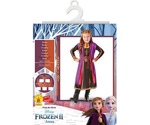 RUBIE'S Anna Frozen 2, niño, I-300469M, talla M 5-6 años
