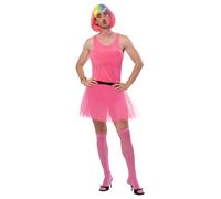 Rubies Bailarina Rosa para Adulto, Top con Pechos, Tutu y Calcetines, Oficial Despedidas de Soltero, Disfraz despedida Soltero hombre, Fiestas, Cumpleaños