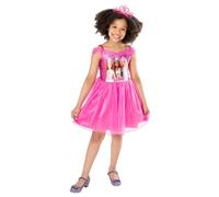 Rubies Barbie Oficial - Disfraz clásico Barbie Princesa para niños - Talla 2-3 años - Vestido tutú rosa con top estampado Barbie - Disfraz para Halloween, Carnaval, Navidad