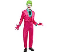 Rubies Batman Classic 1966 - Disfraz de Joker de lujo y peluca para hombres adultos para fiestas temáticas y Halloween, talla L