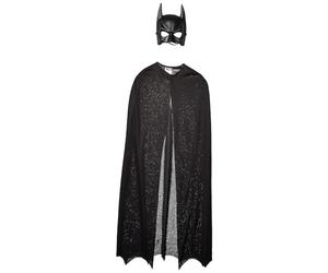 Rubies Batman The Dark Knight Rises - Juego de capa y máscara de Batman, color negro, talla única