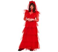 Rubie's Beetlejuice Lydia - Vestido para mujer, color rojo, mediano