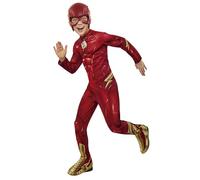Rubie's Boys DC Comics Flash The Movie Costume Jumpsuit and Mask, Kids Fancy Dress