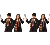 Rubies Bufanda, accesorio de disfraz de Harry Potter, Color Rojo, Talla única (Paquete de 2)