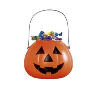 Rubie's Cubo calabaza porta caramelos – Oficial para Halloween, fiestas y carnaval