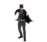 Rubies Camiseta oficial de Batman de DC Comics, disfraz para adulto, talla M-L