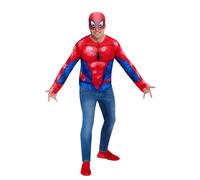 Rubies Camiseta oficial de Spider-Man, disfraz para adulto, talla M-L