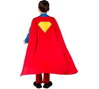 Rubies Capa Oficial Superman Movie para niños y niñas, Color Rojo, Unisex, Talla única, Licencia Warner Bros DC Comics para Carnaval, Navidad, Cumpleaños y fiestas