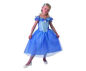 Rubies - Cenicienta, Vestido y Tocado para niños de 3 a 4años (610777-S)