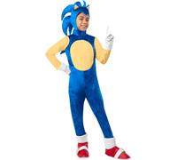 Rubies Child's Sonic Deluxe Costume for Themed Parties and Halloween, As Shown, Medium