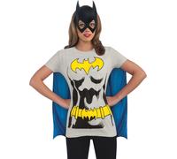 Rubies - Conjunto Oficial de Camiseta de Batman para Mujer, Disfraz de Adulto, T