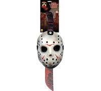 Rubie's Costume Co. Herren-Set Friday The 13th: Jason Maske und Machete