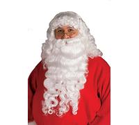 Rubie's Costume Co Santa Beard And Wig Set, White, One Size (peluca)