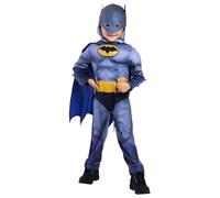 Rubies Disfraz Batman Batwheels para niños y niñas, Prescolar, Jumpsuit con capa y máscara, Licencia Oficial DC Comics Batman para Halloween, Carnaval, cumpleaños y cosplay
