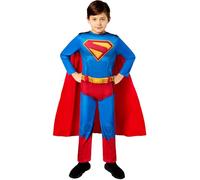 RUBIE'S DC comics - Disfraz de Superman para niños, talla 5-6 años, Halloween