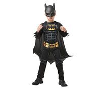 Rubies DC Comics Oficial - Disfraz de lujo de Batman de 80 años (niño), talla 11-13 años