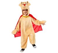 Rubie's Dc League of Super-pets Krypto Costume Toddler, Boys, Girls, Beige, Red,