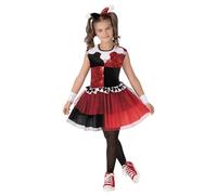 Rubies Dc Super Villains Harley Quinn Costume Tutu Dress Disfraz Niñas