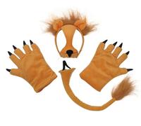 Rubies Deluxe Set De León Infantil Disfraz Nariz Book Day Latón Latex