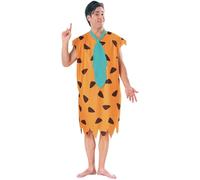 Rubie's Disfraz Adulto Completo de Fred Flintstone Talla XL Poliéster Naranja