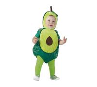 Rubies Disfraz Aguacate para bebé, Pelele con gorro y medias, Talla 1-2 años, Talla única, Unisex para Carnaval, Fiestas, Cosplay, Guarderia