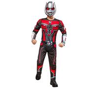 Rubies Disfraz Antman Deluxe para niños y niñas, Jumpsuit acolchado con máscara de foam, Licencia Oficial Marvel para Carnaval, fiestas y cumpleaños