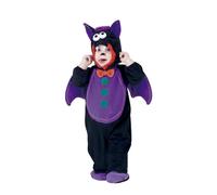 Rubies Disfraz Baby Bat para bebés, Jumpsuit con Gorro, Unisex, Vampiro, Murciélago, Drácula para Fiestas, Cosplay