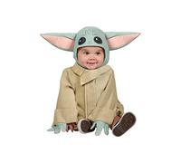 Rubies Disfraz Baby Yoda Preschool para niños y niñas, Túnica con guantes y accesorio para la cabeza, Oficial Star Wars para Navidad, Carnaval, Fiestas, Cumpleaños