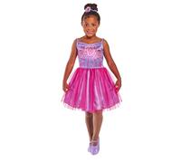 Rubies Disfraz Barbie Ballerina Clásica para niñas, Vestido y lazo para el pelo, Licencia Oficial Mattel Barbie para Navidad, Carnaval, regalos y cumpleaños