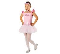 Rubie's Disfraz Barbie Ballerina para niñas Vestido con tutu chocker y diadema Oficial Mattel