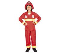 Rubies DISFRAZ BOMBERO INFANTIL para niño, para niña, talla XXS, Camisa, pantalon, sombrero, para Carnaval, Navidad, Fiestas y Cosplay