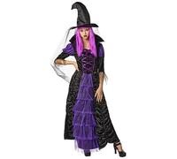 Rubies Disfraz Bruja Malvada para mujer, Vestido y sombrero, Oficial Halloween, Carnaval, Fiestas y Cospplay