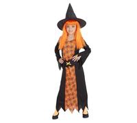 Rubies Disfraz Bruja Telabruja Naranja para niñas y niños, Vestido y sombrero, Licencia Oficial, Traje Bruja para Halloween, Fiestas