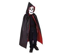 Rubies Disfraz Calavera Encapuchada para niños y niñas, Capa con capucha y máscara, Skeletons, Terror para cosplay y fiestas