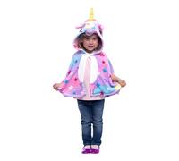 Rubies Disfraz Capa Súper Unicornio para niñas y niños, Capa con capucha de Unicornio, Oficial Carnaval, Cumpleaños, Fiestas, Halloween, Navidad